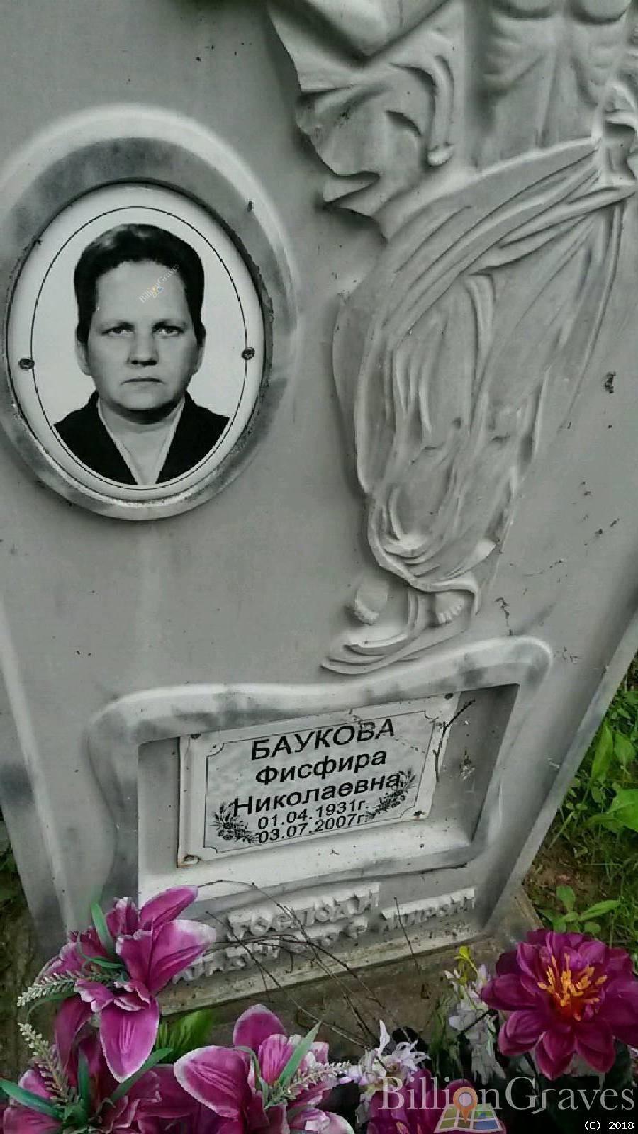 Баукова Фисфира Николаевна