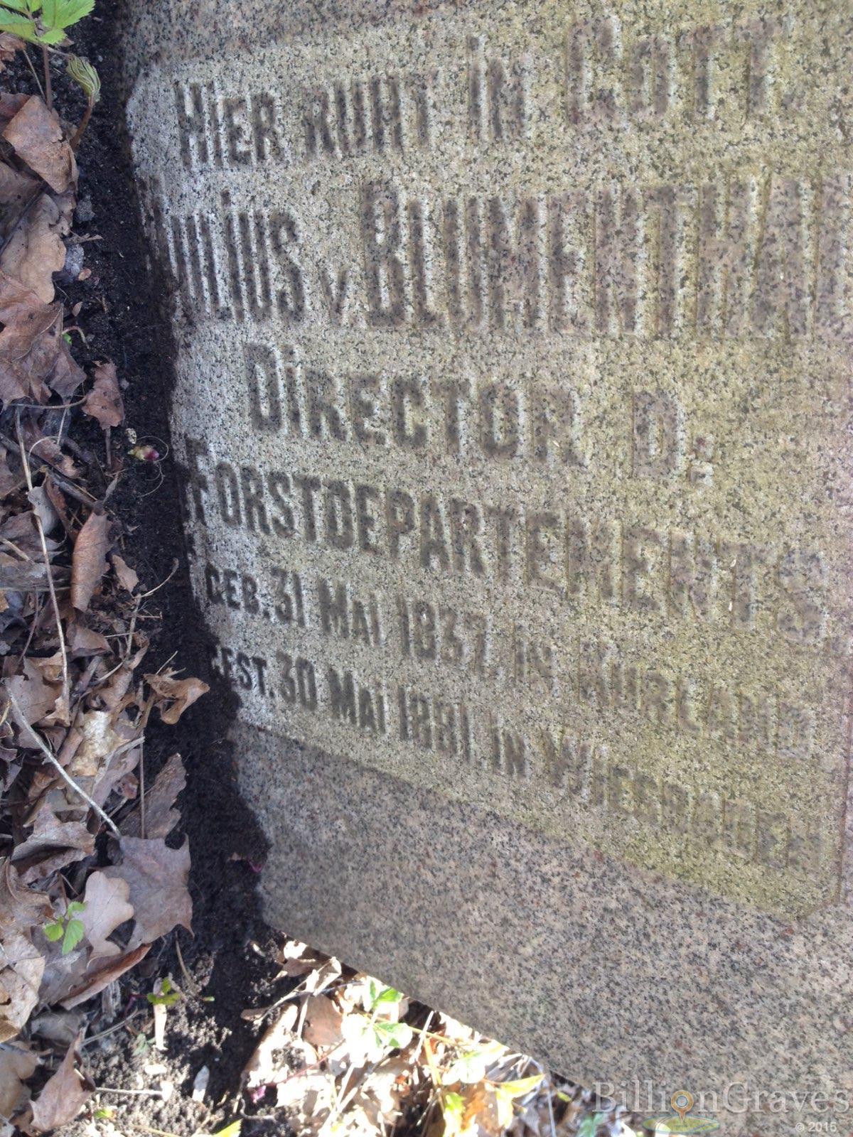 von Blumenthal Julius