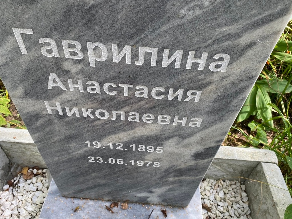 Гаврилина Анастасия Николаевна