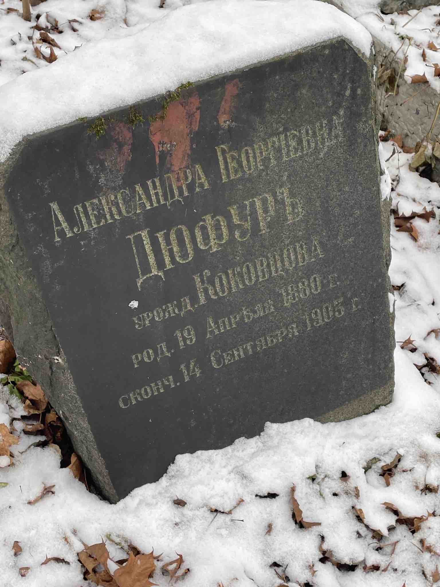 Дюфур Александра Георгиевна