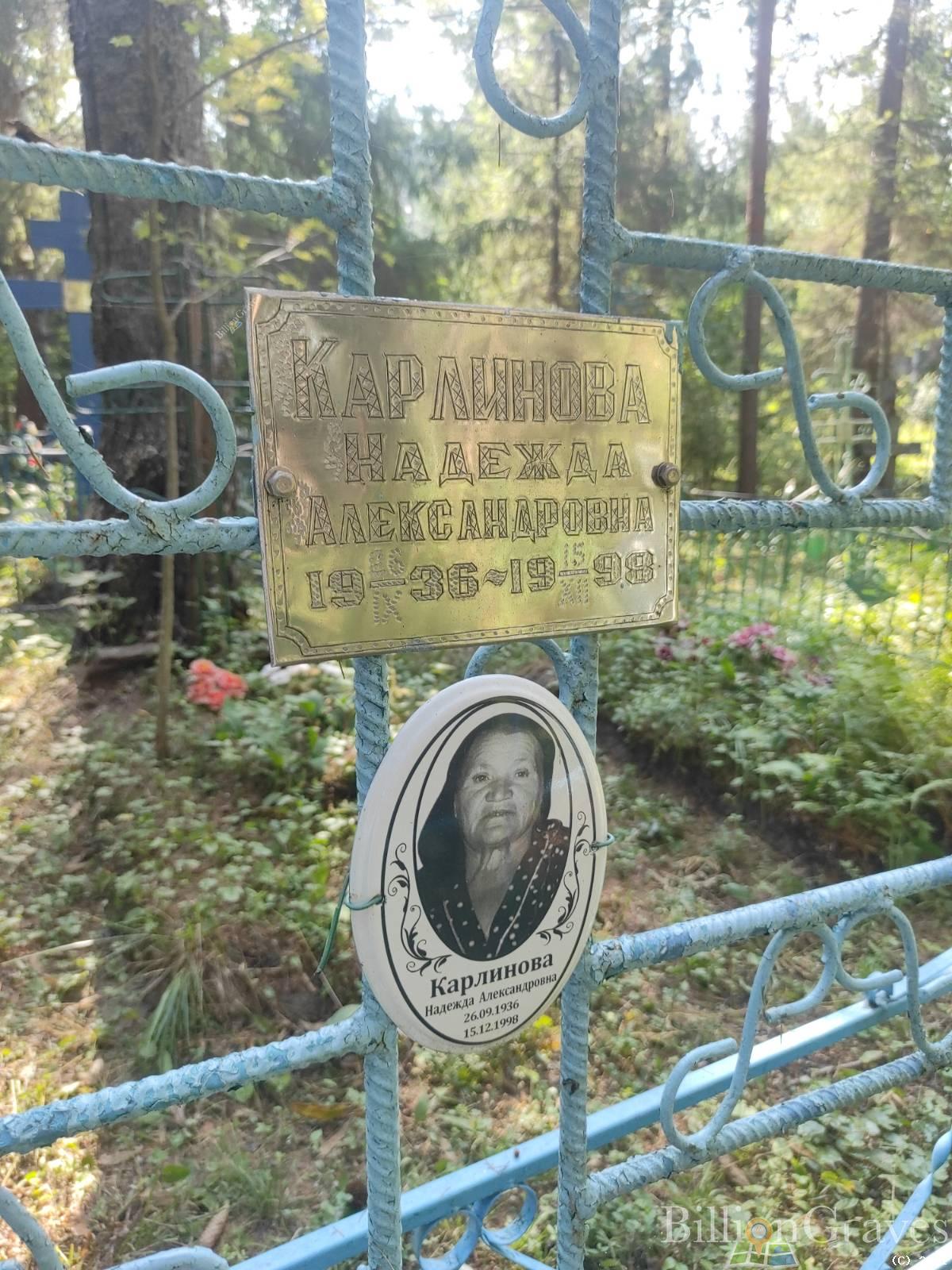 Карлинова Надежда Александровна