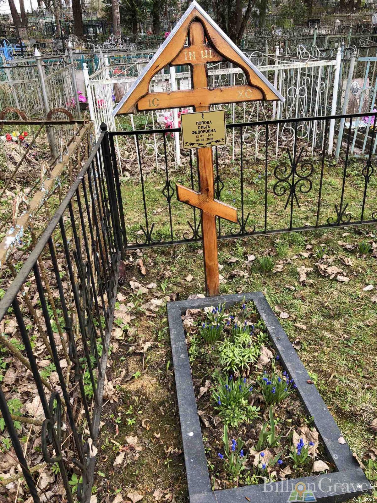 Попова Ольга Федоровна