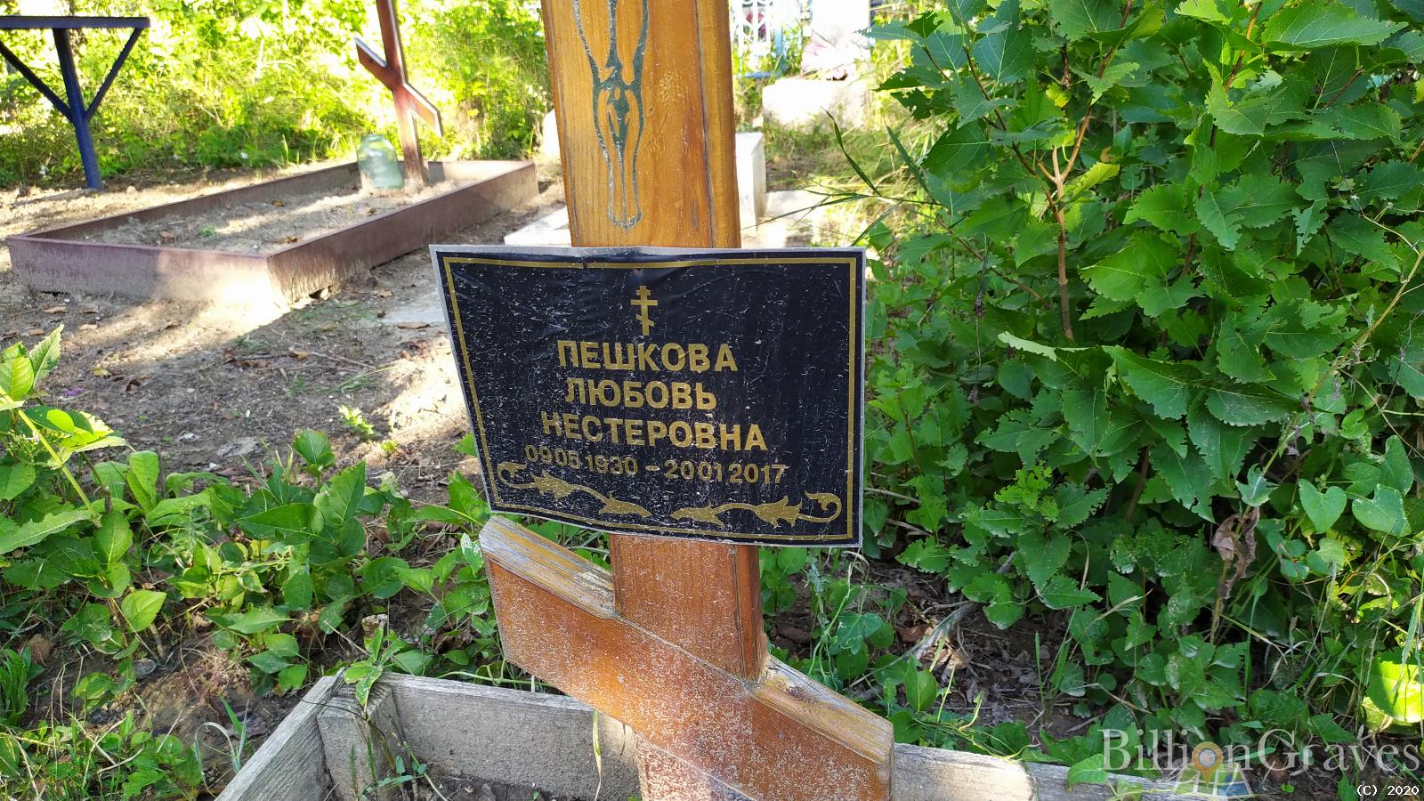 Пешкова Любовь Нестеровна