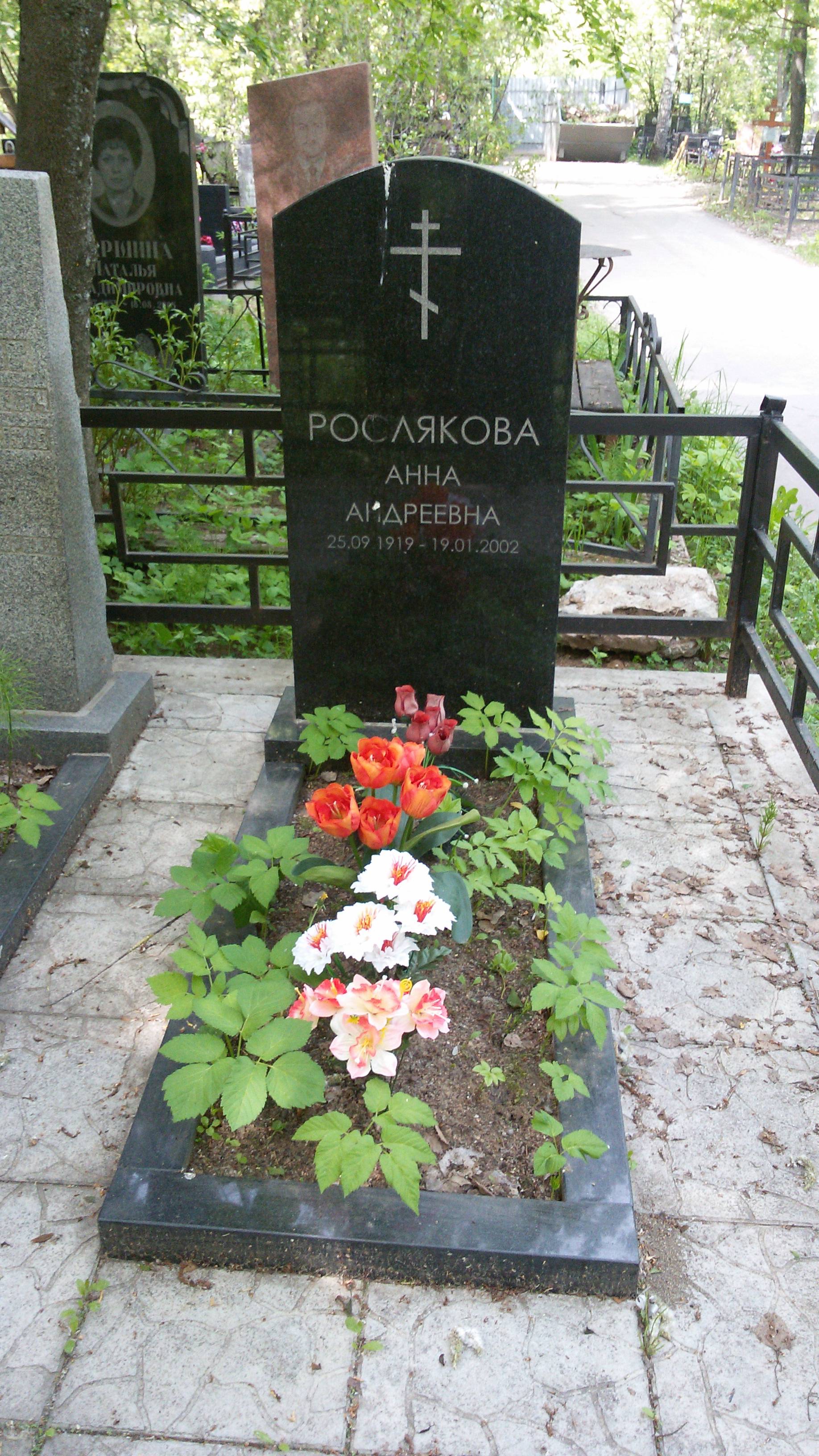 Рослякова Анна Андреевна