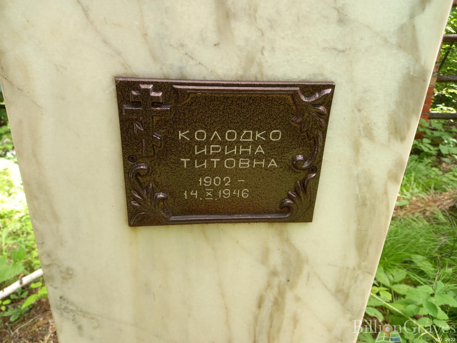 Колодко Ирина Титовна