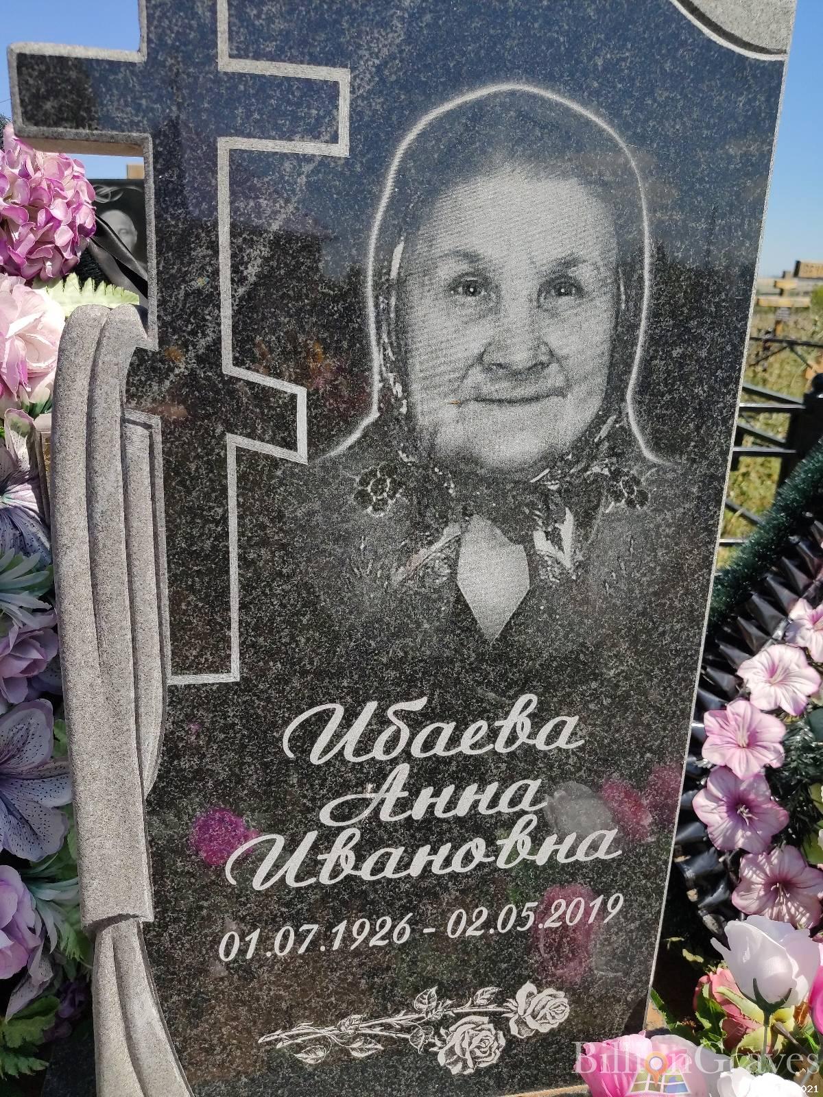 Ибаева Анна Ивановна