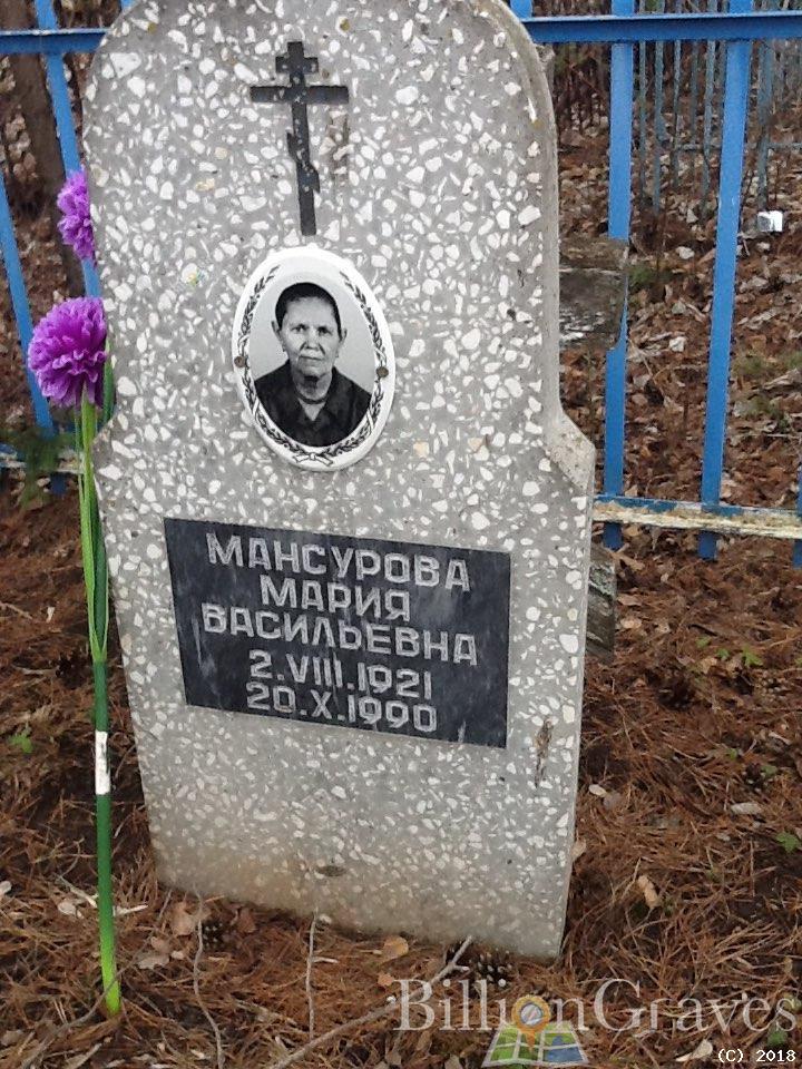 Мансурова Мария Васильевна