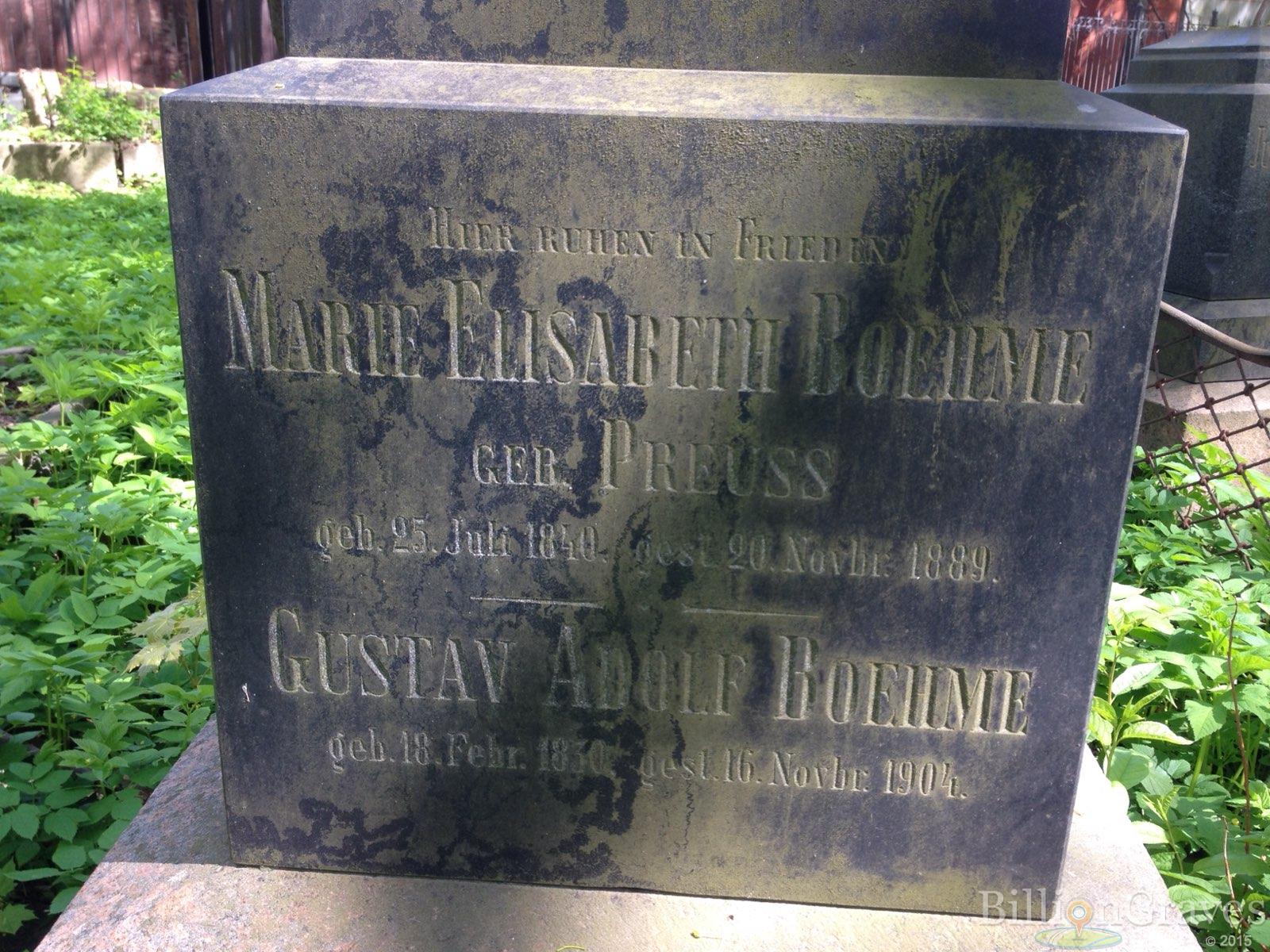 Boehme Marie Elisabeth