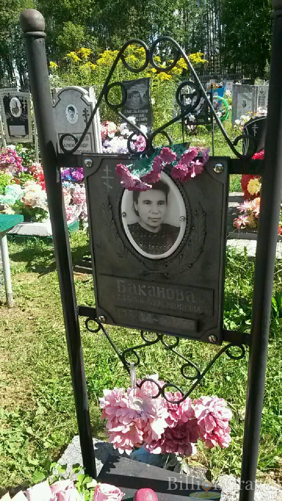 Баканова Федосья Кузьминична
