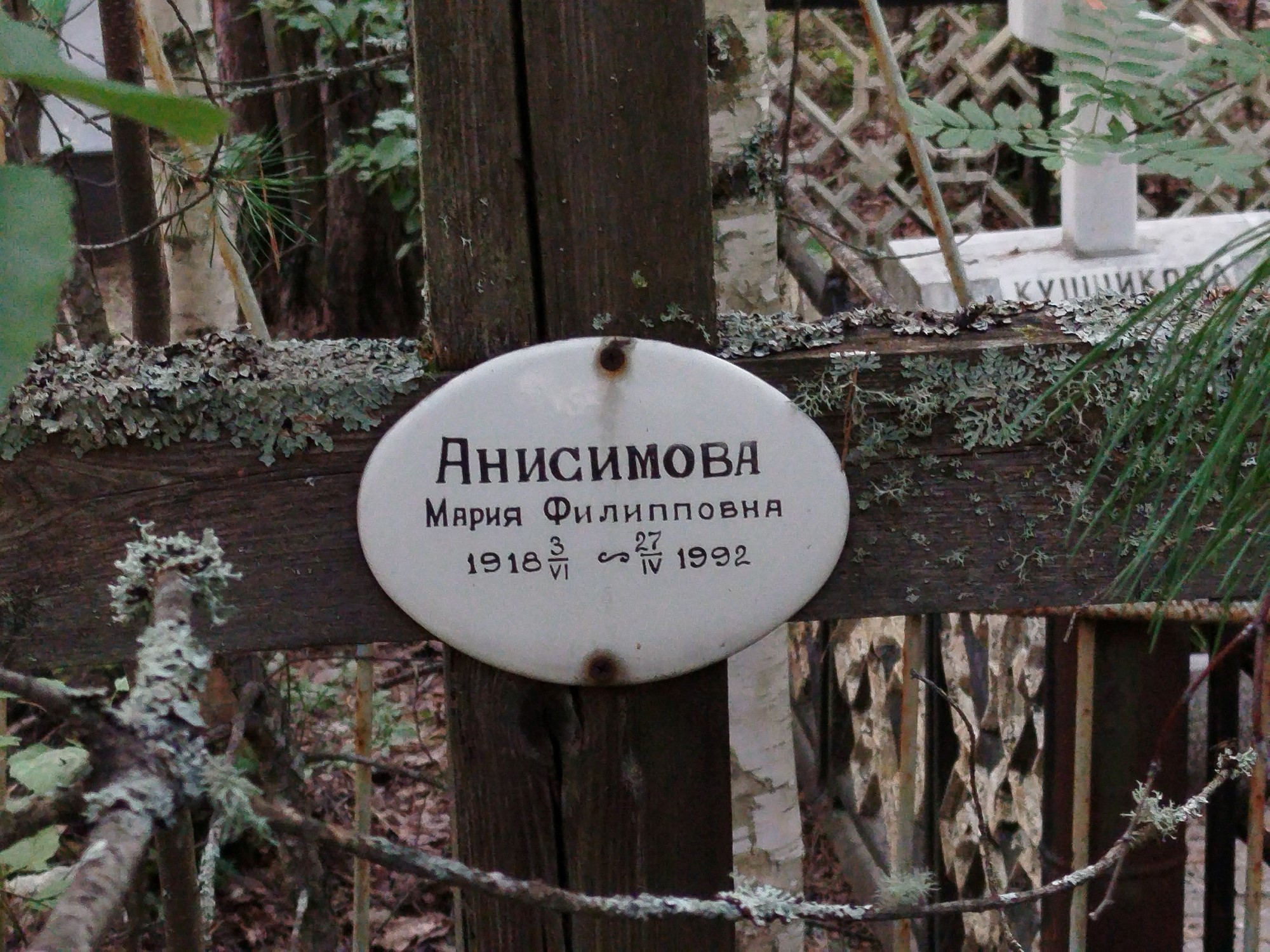Анисимова Мария Филипповна