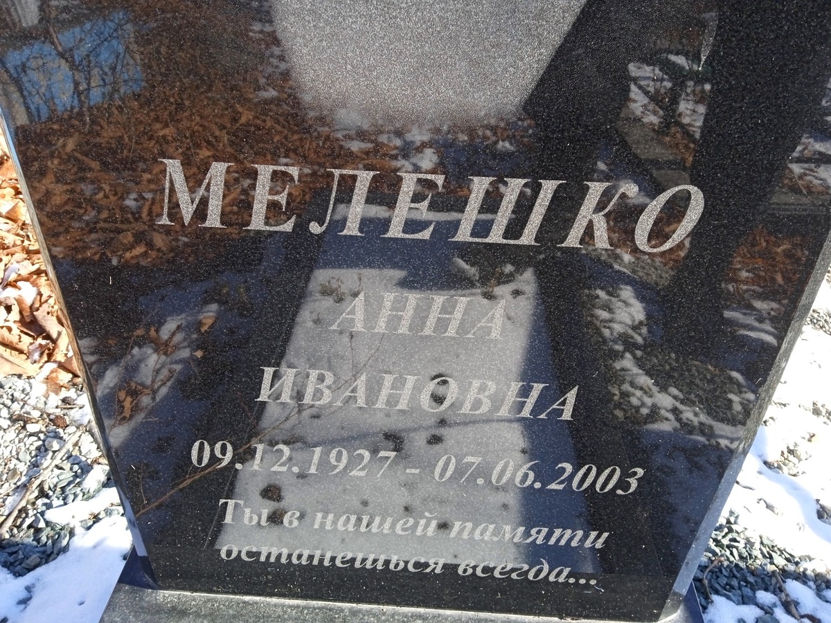 Мелешко Анна Ивановна