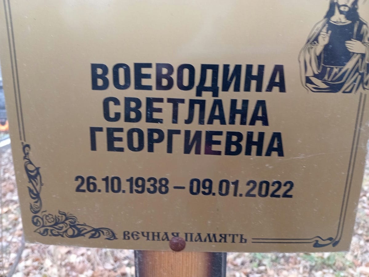 Воеводина Светлана Геогиевна