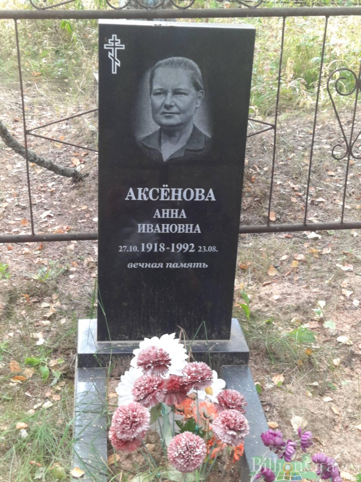Аксёнова Анна Ивановна