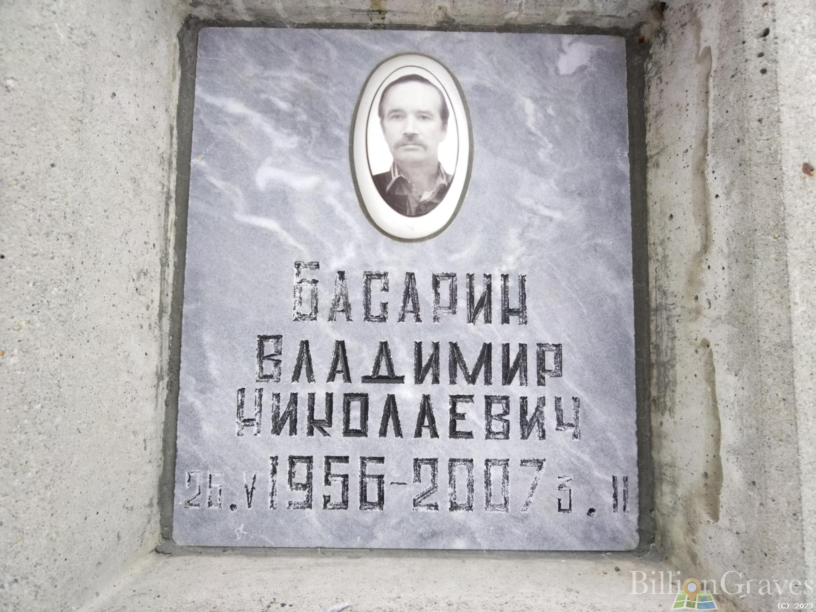 Басарин Владимир Николаевич