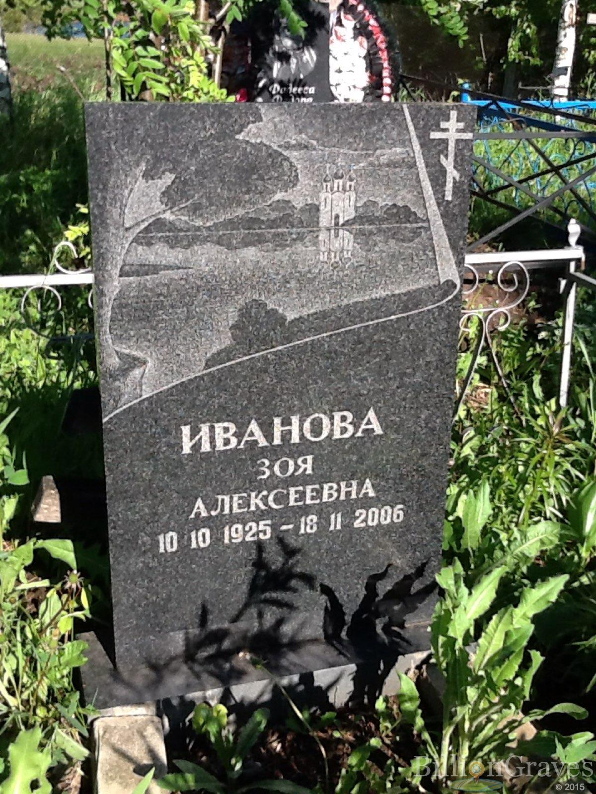Иванова Зоя Алексеевна