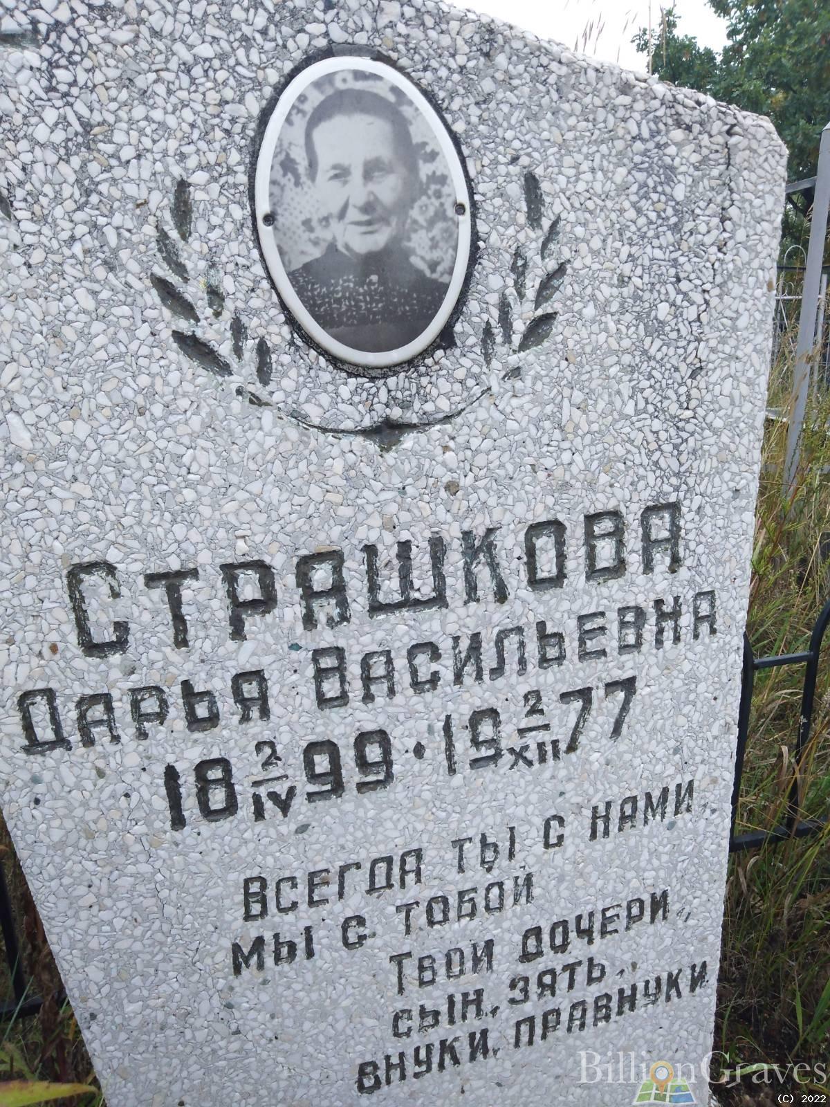 Страшкова Дарья Васильевна