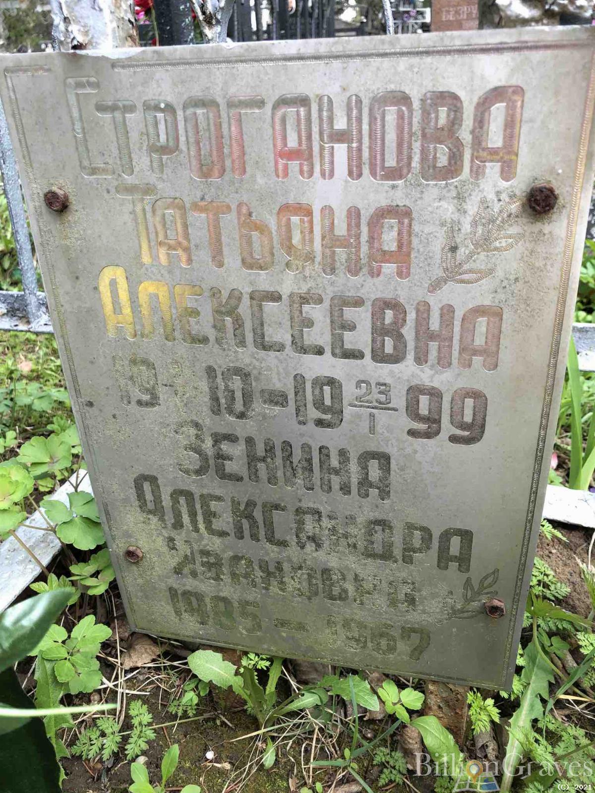 Строганова Татьяна Алексеевна