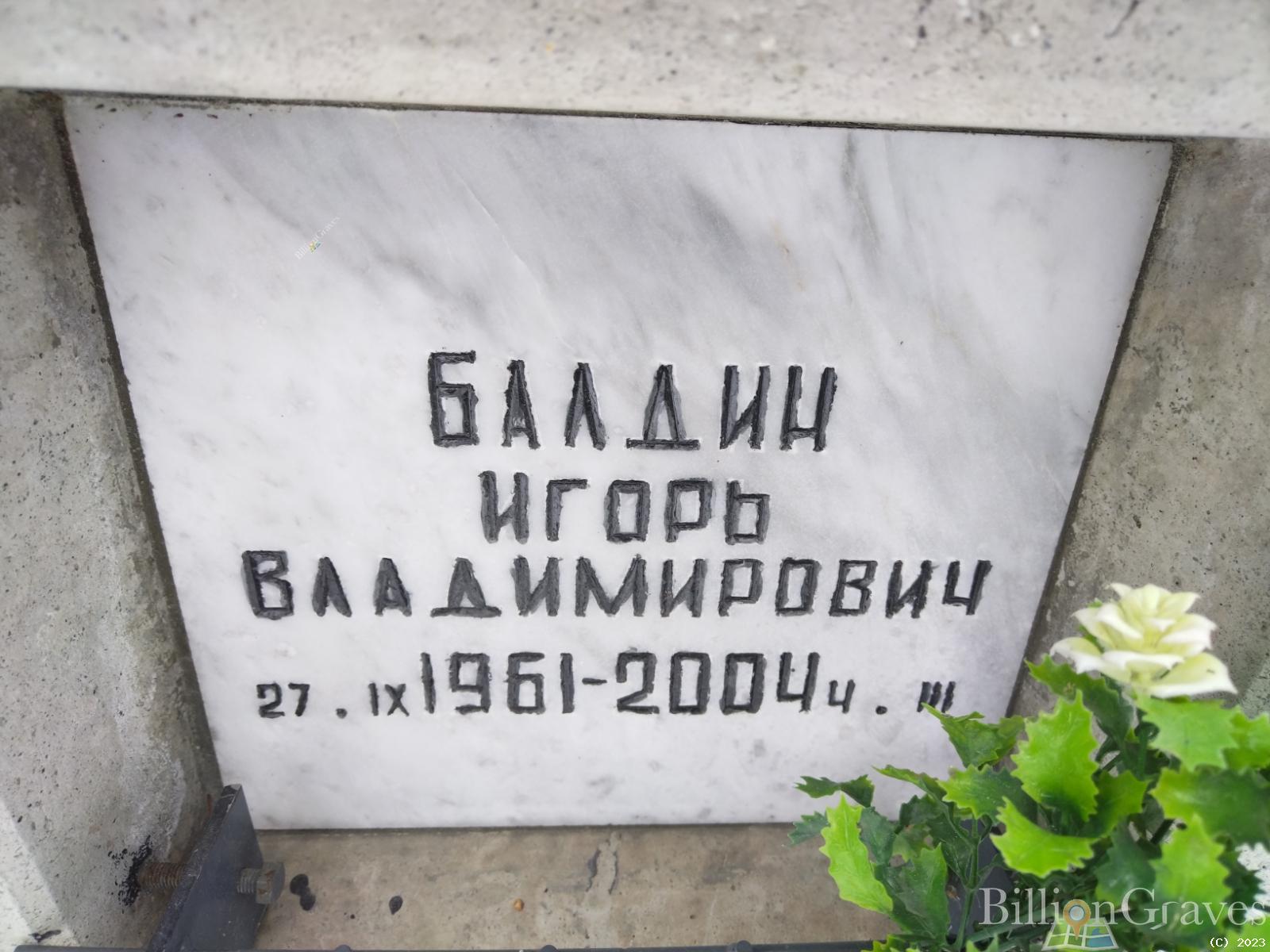 Балдин Игорь Владимирович