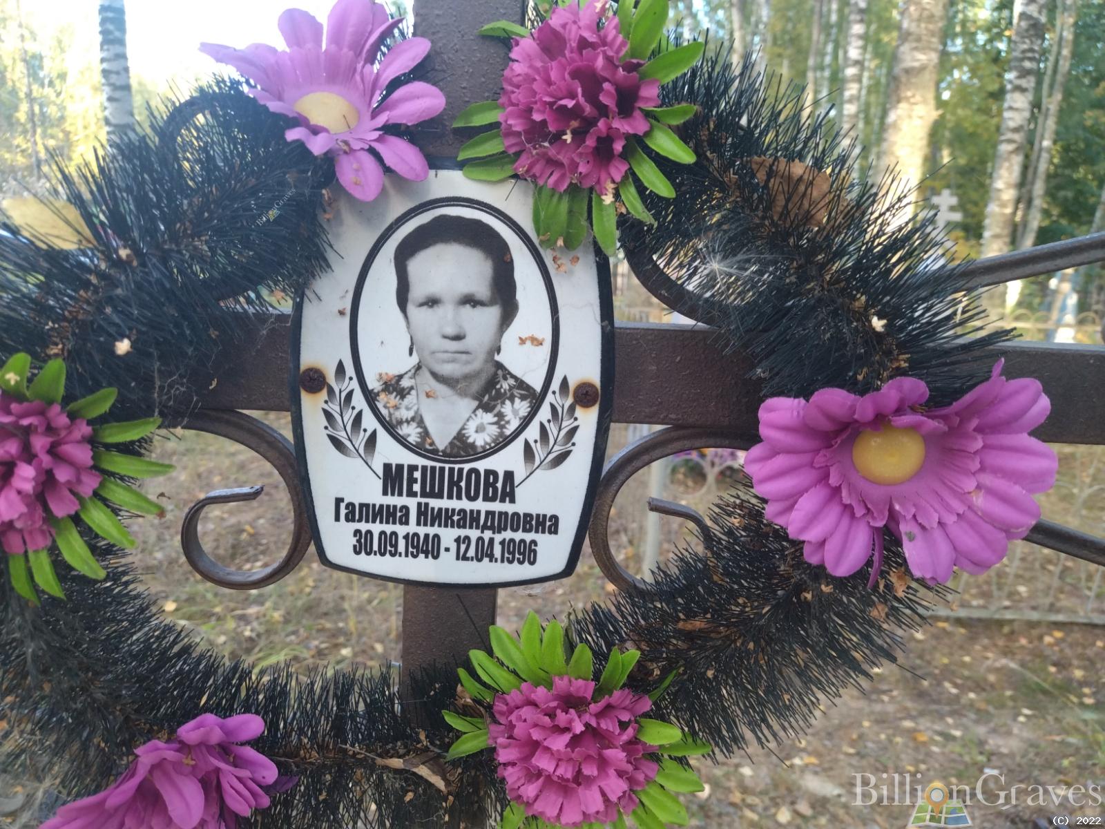 Мешкова Галина Никандровна