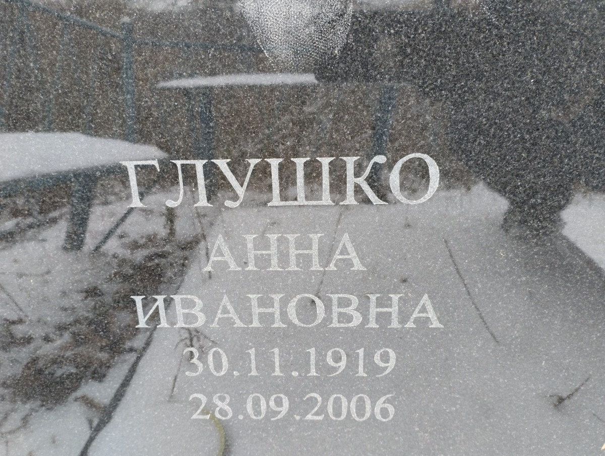 Глушко Анна Ивановна