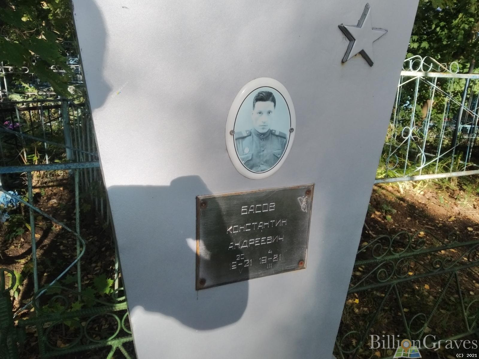 Басов Константин Андреевич