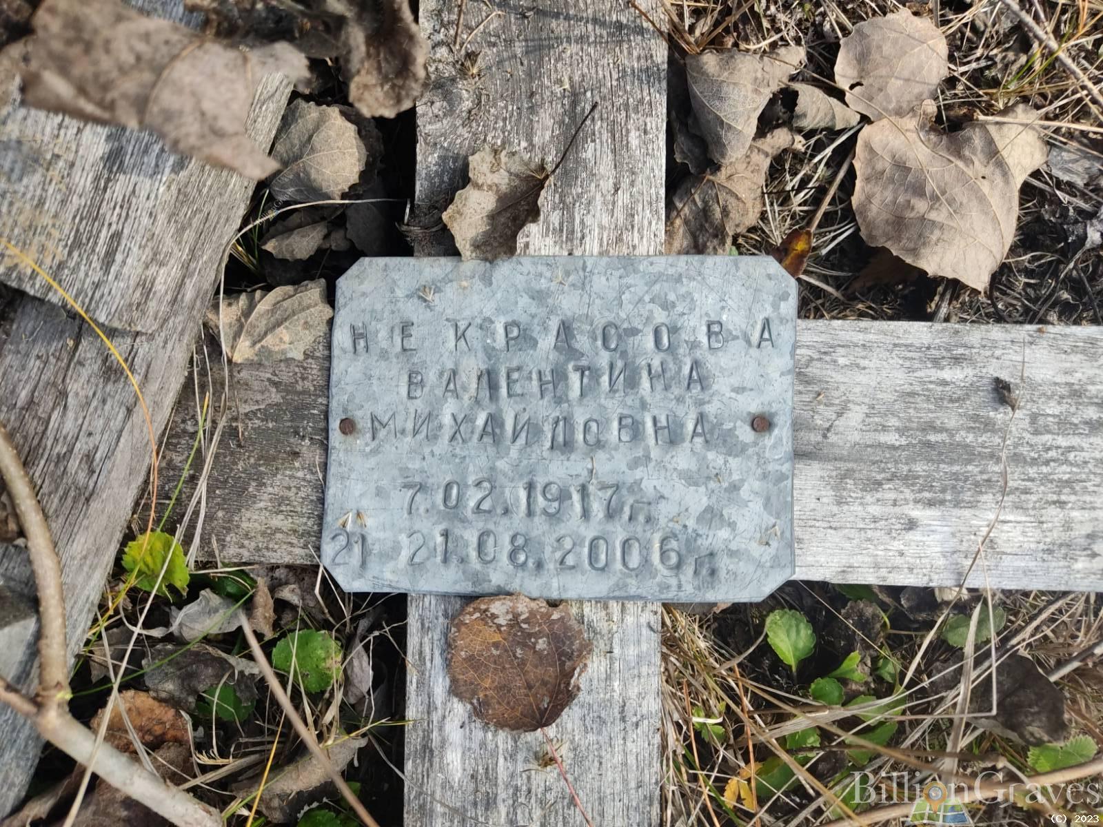 Некрасова Валентина Михайловна