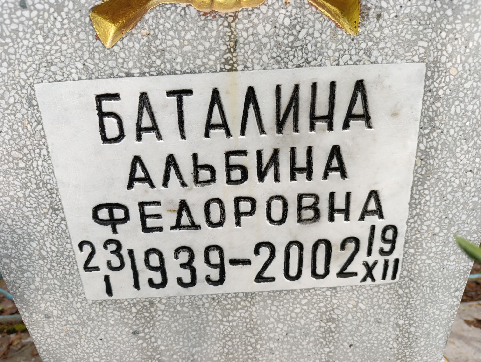 Баталина Альбина Федоровна