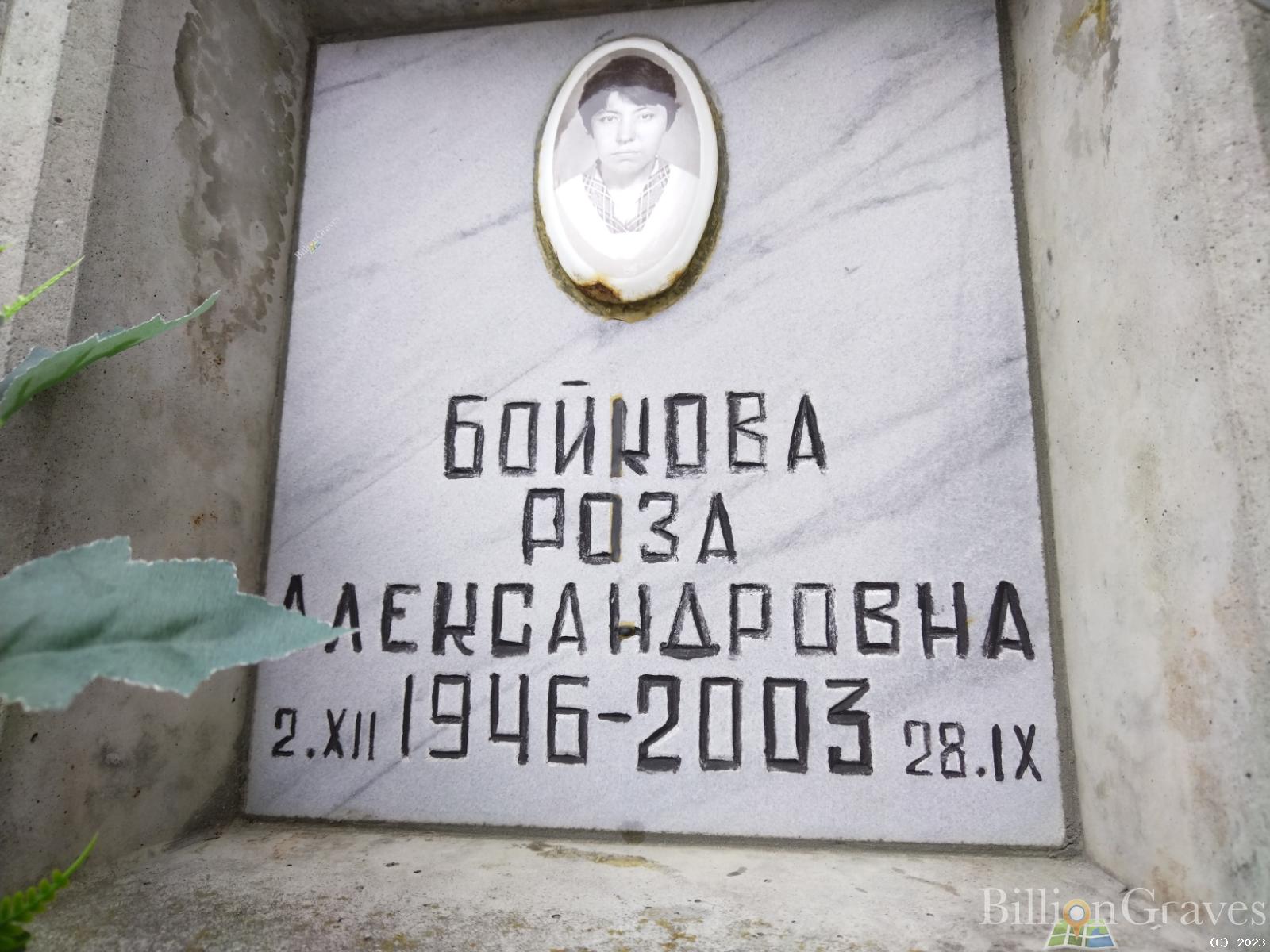 Бойкова Роза Александровна