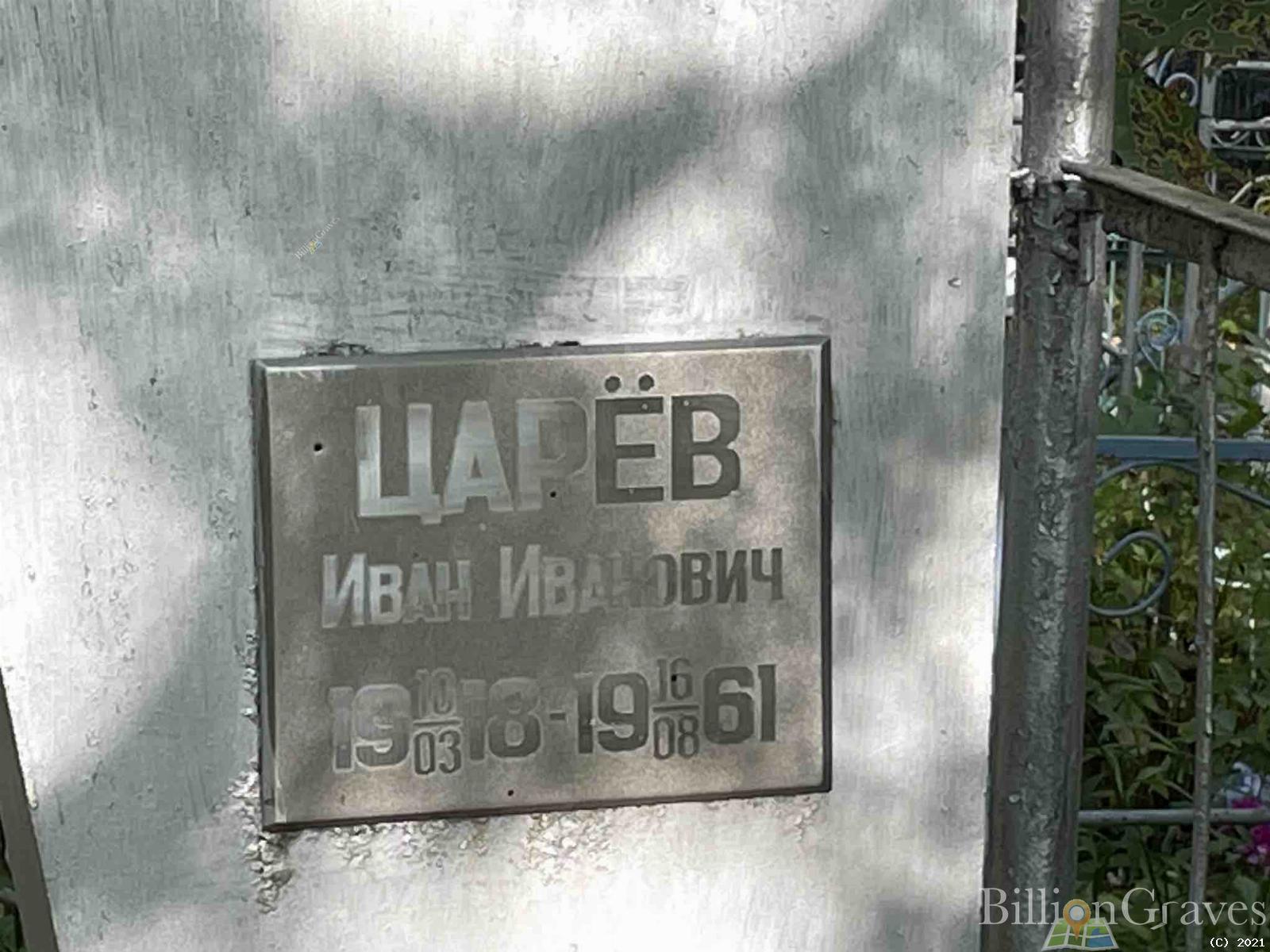 Царёв Иван Иванович