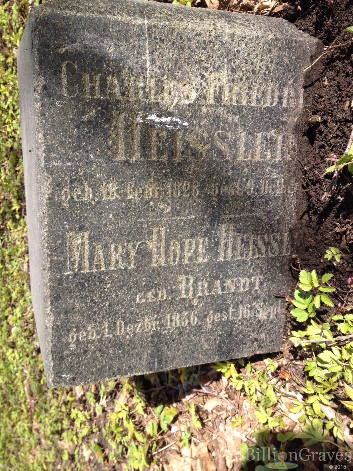Heissler Charles Friedrich