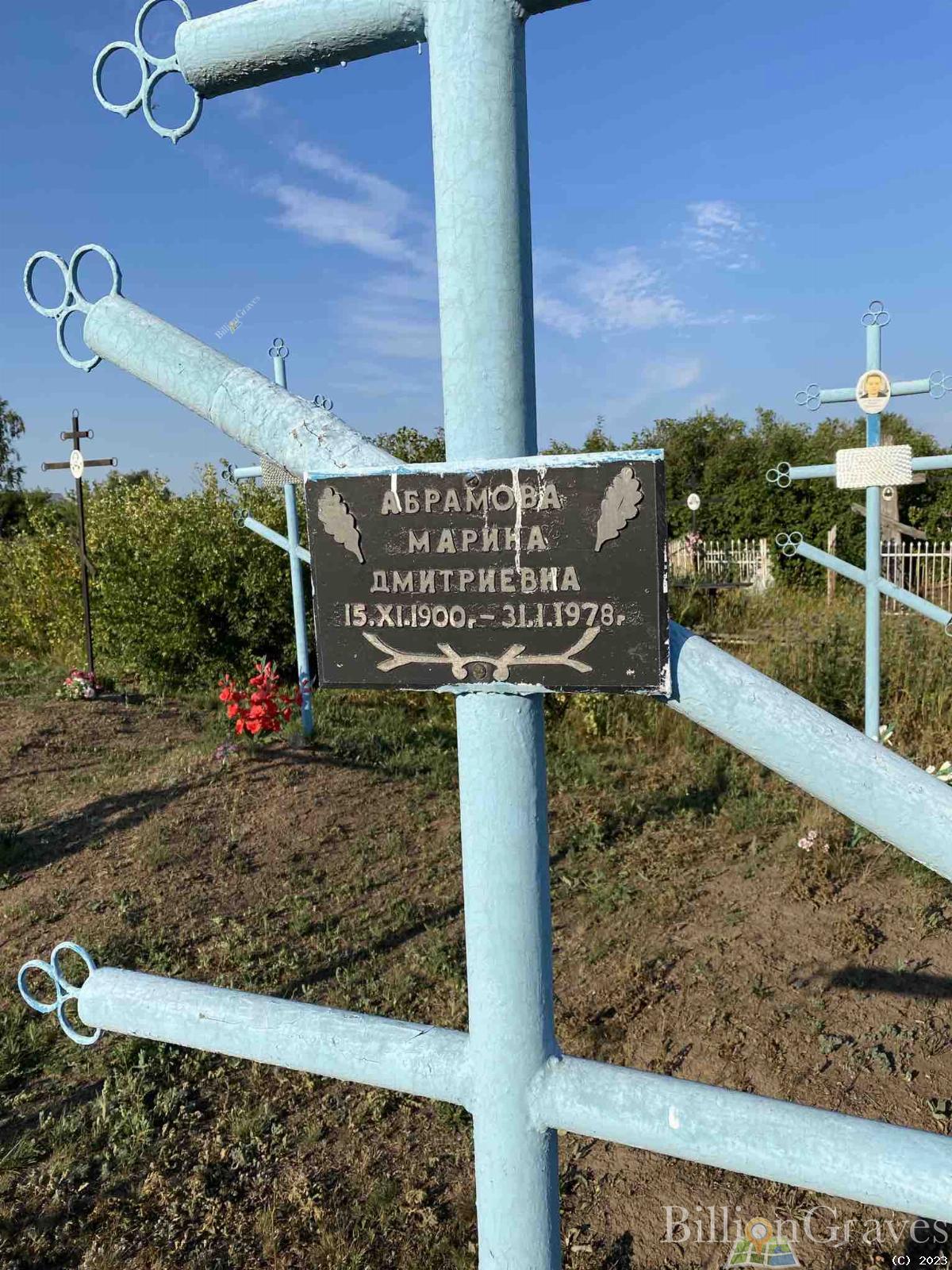 Абрамова Марина Дмитриевна