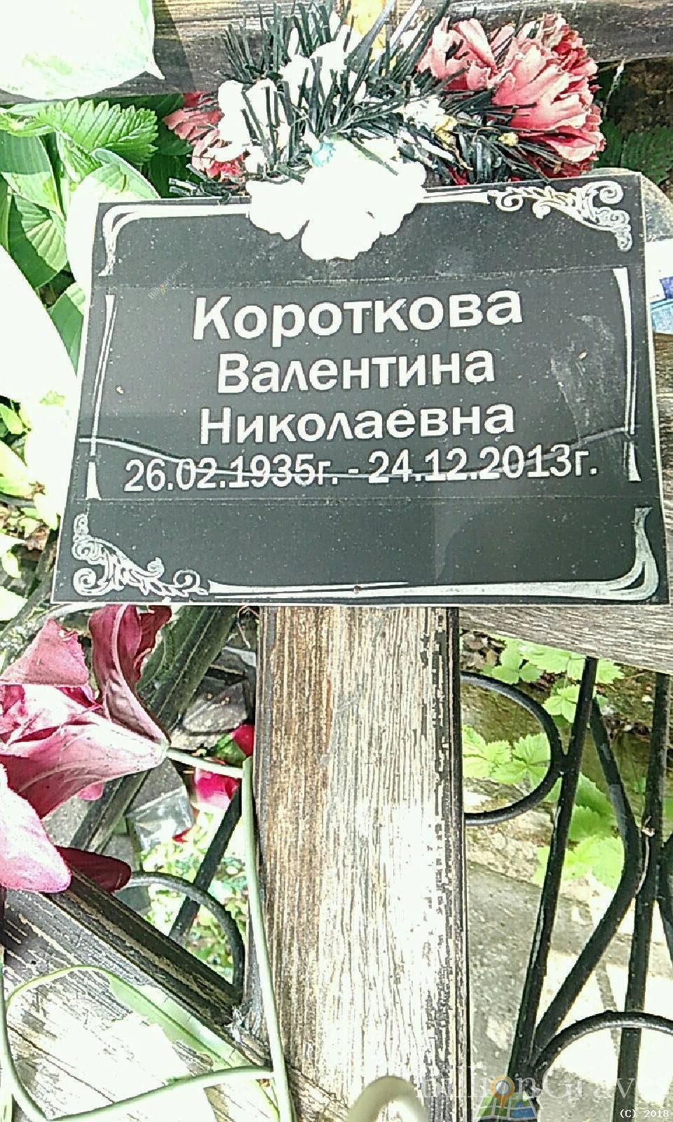 Короткова Валентина Николаевна