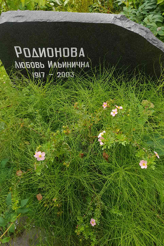 Родионова Любовь Ильнична
