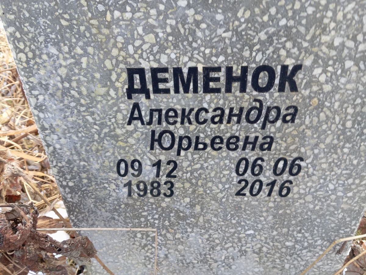 Деменок Александра Юрьевна