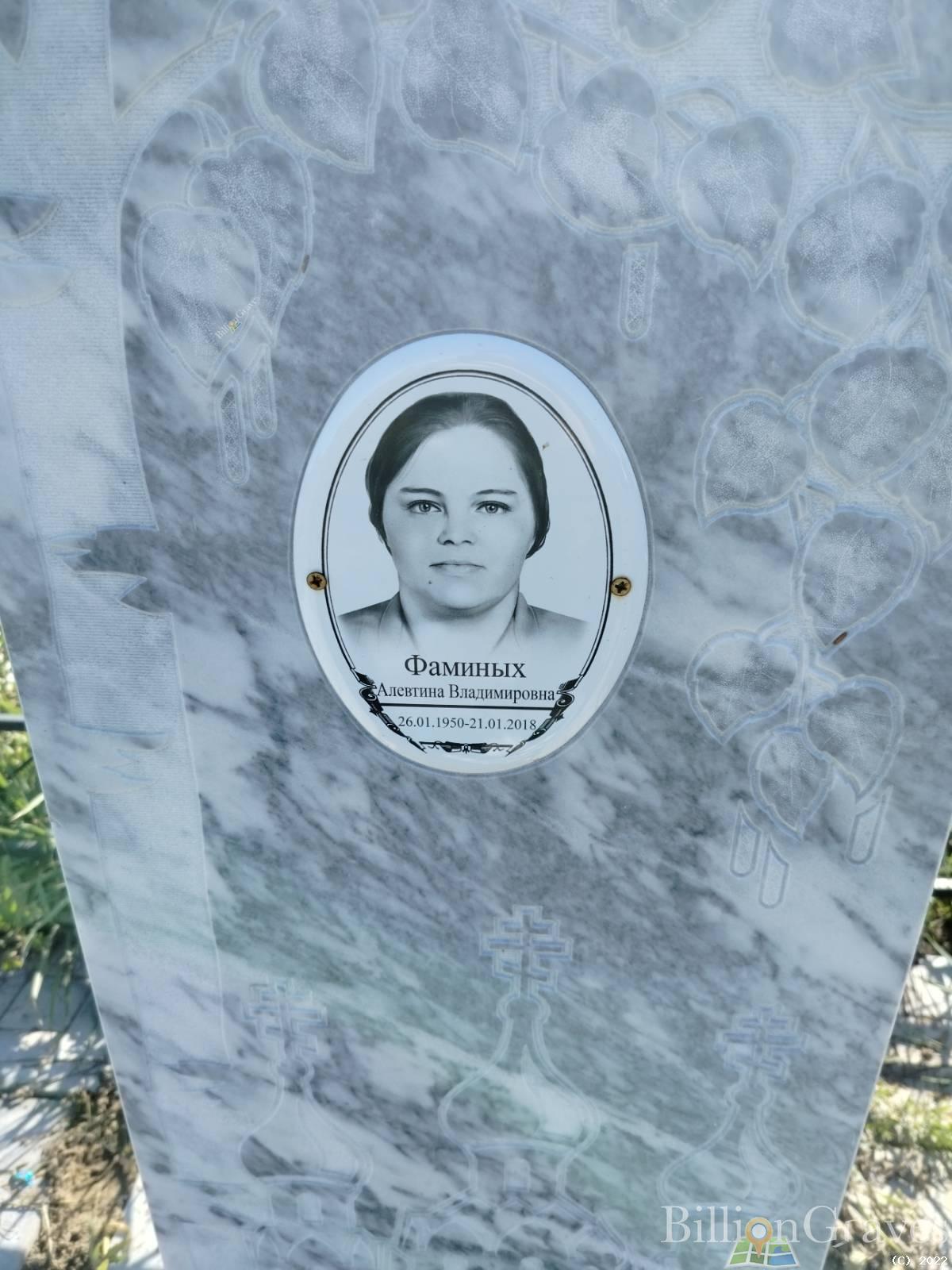Фаминых Алевтина Владимировна