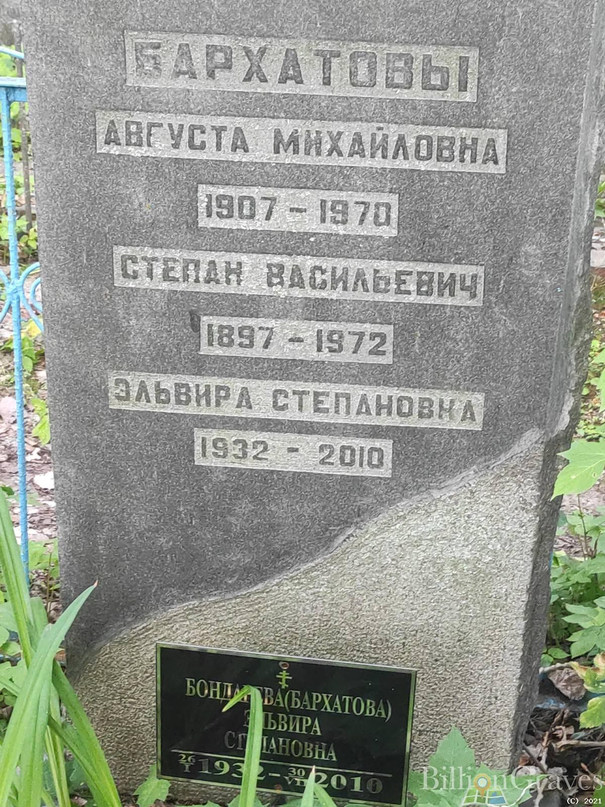 Бондарева Эльвира Степановна