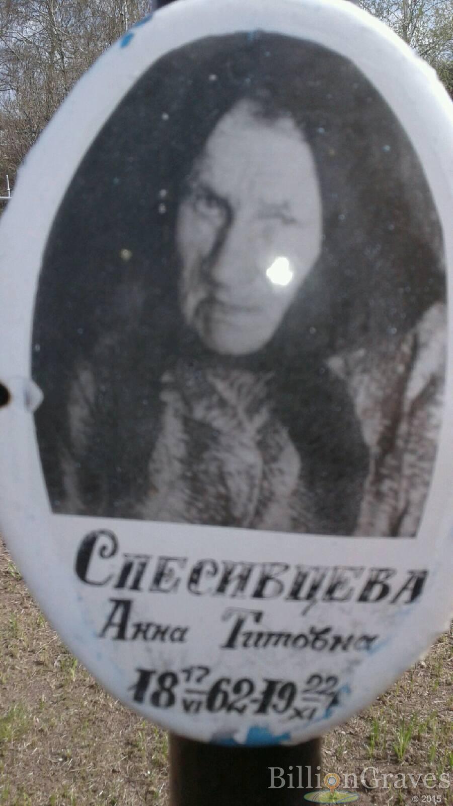 Спесивцева Анна Титовна