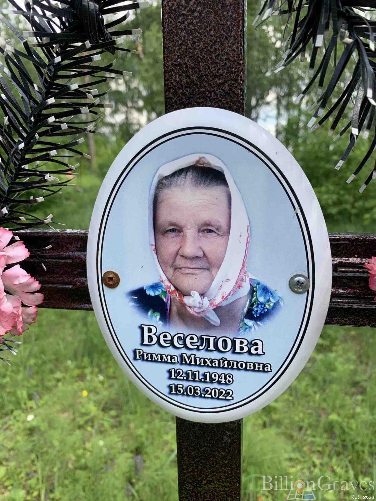 Веселова Римма Михайловна