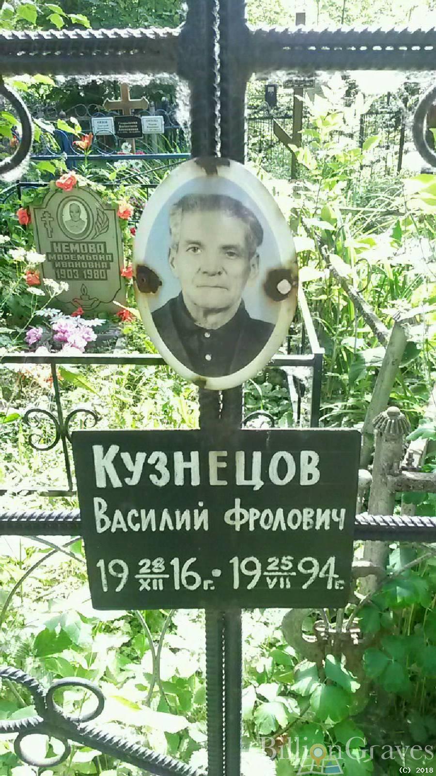 Кузнецов Василий Фролович