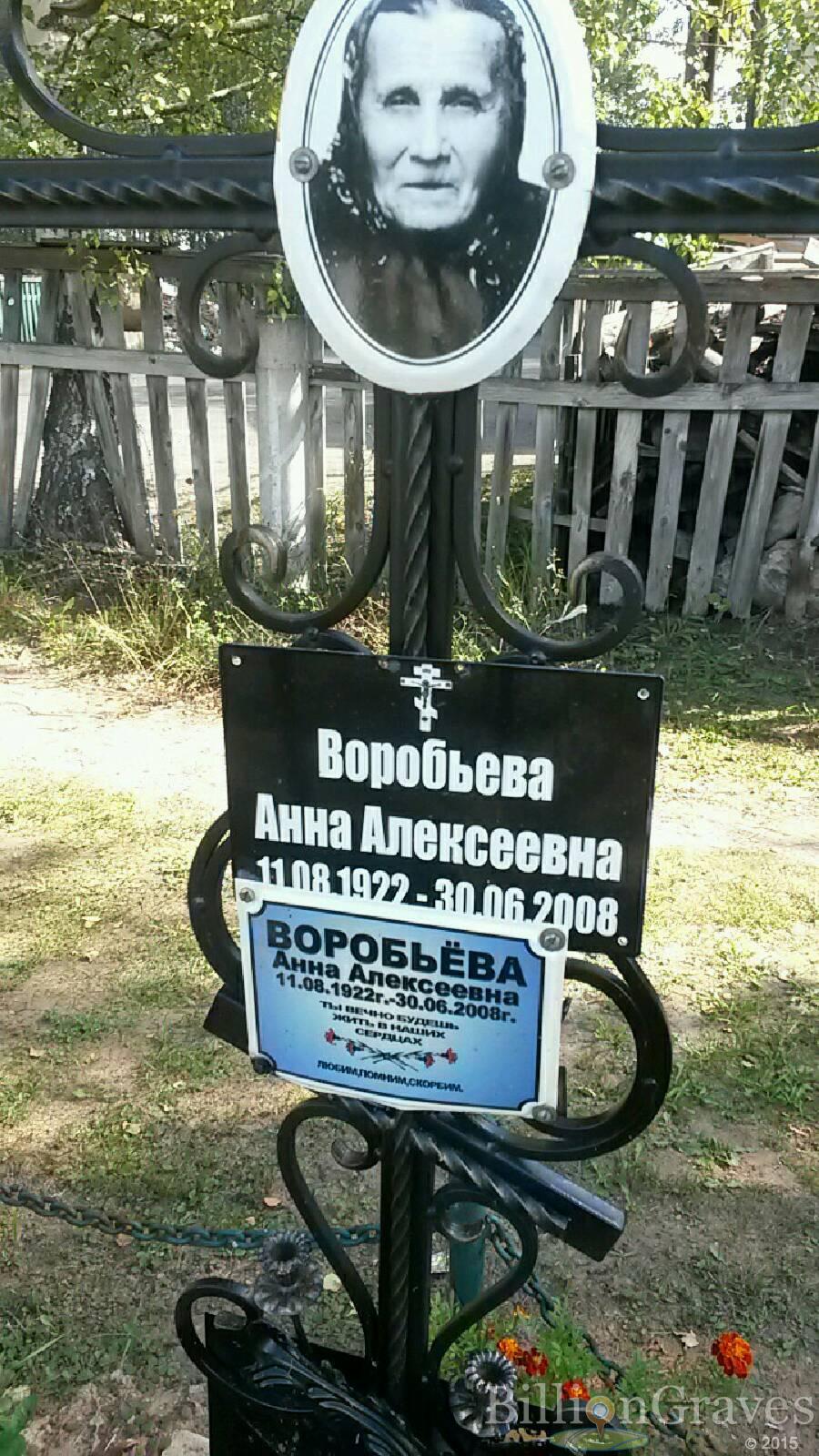 Воробьева Анна Алексеевна