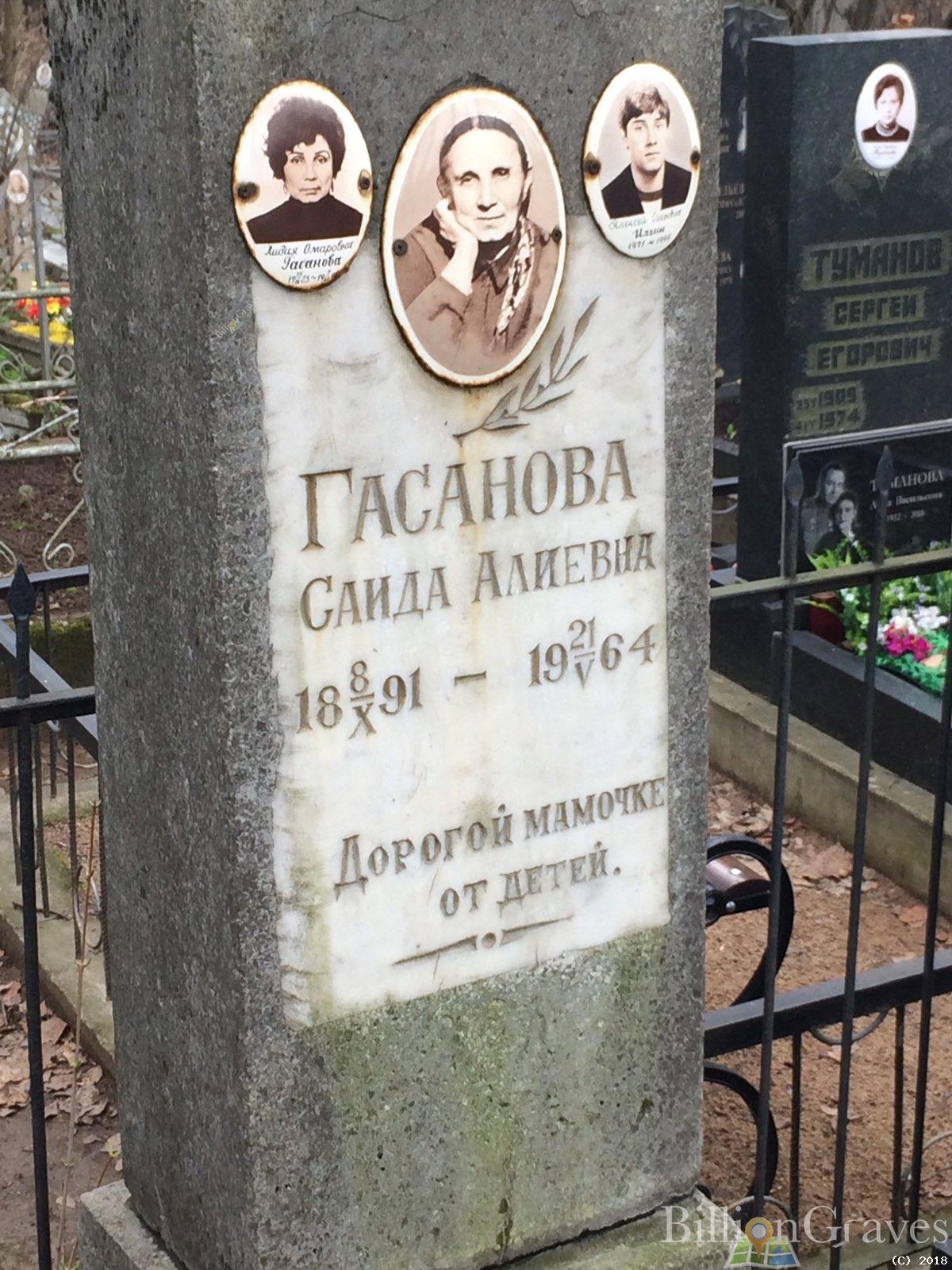 Гасанова Саида Алиевна