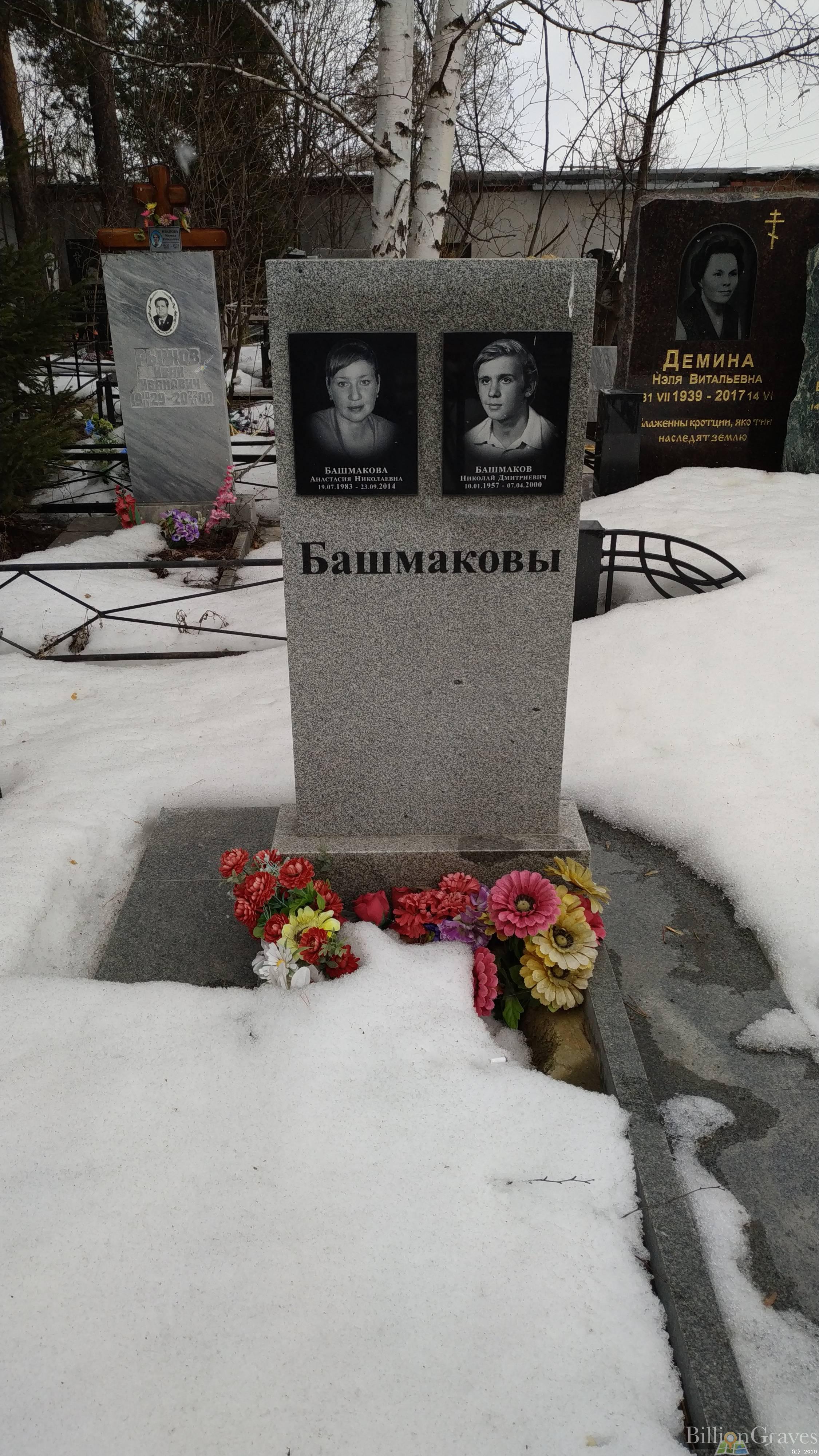 Башмакова Анастасия Николаевна