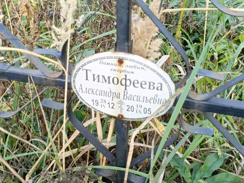 Тимофеева Александра Васильевна