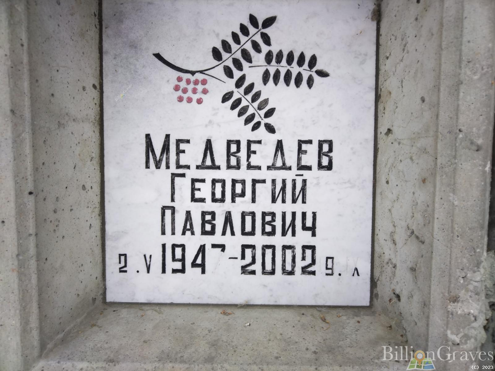 Медведев Георгий Павлович