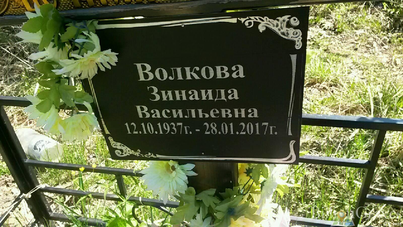 Волкова Зинаида Васильевна