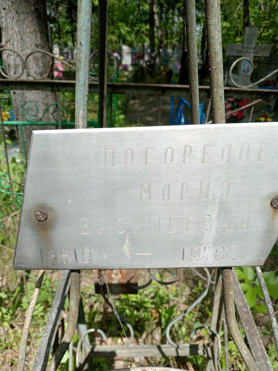 Погорелова Мария Васильевна