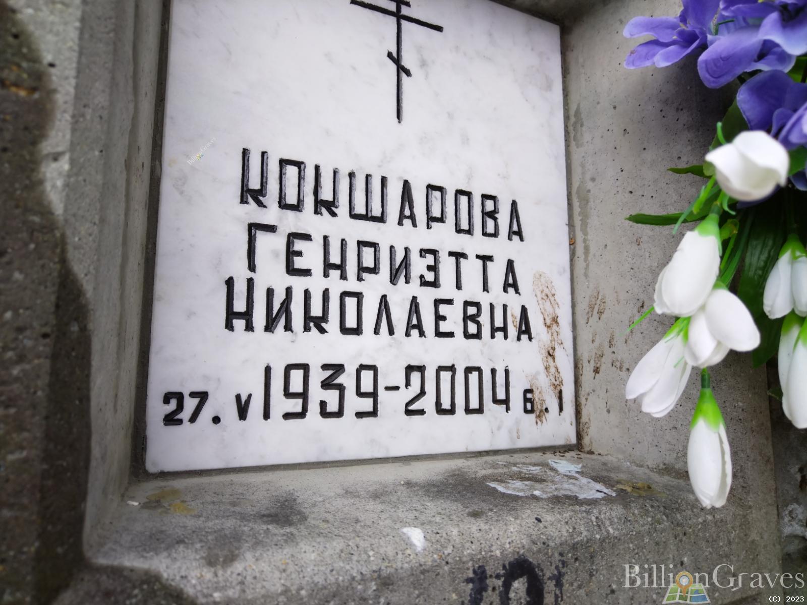 Кокшарова Генриэтта Николаевна