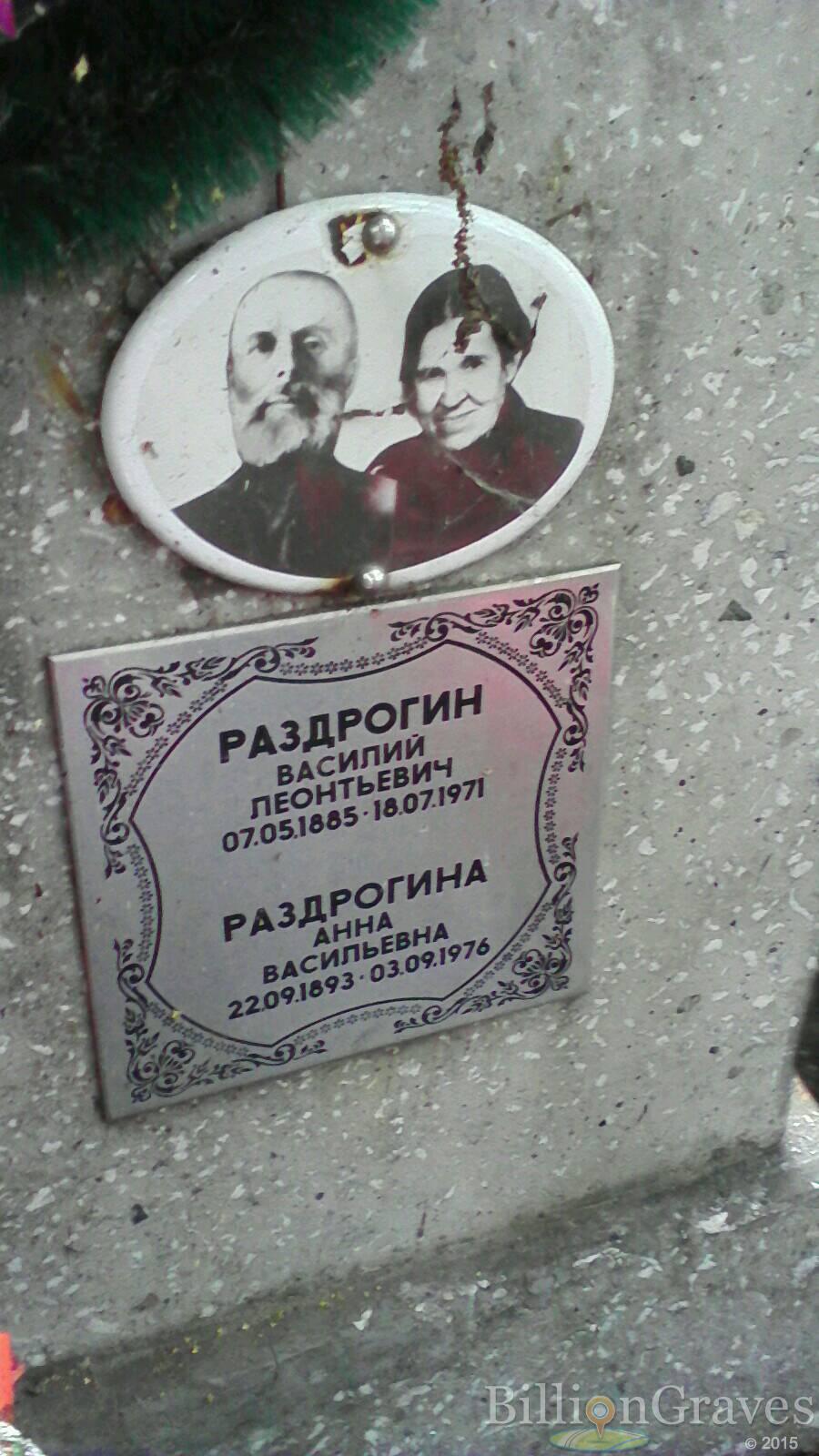 Раздрогина Анна Васильевна