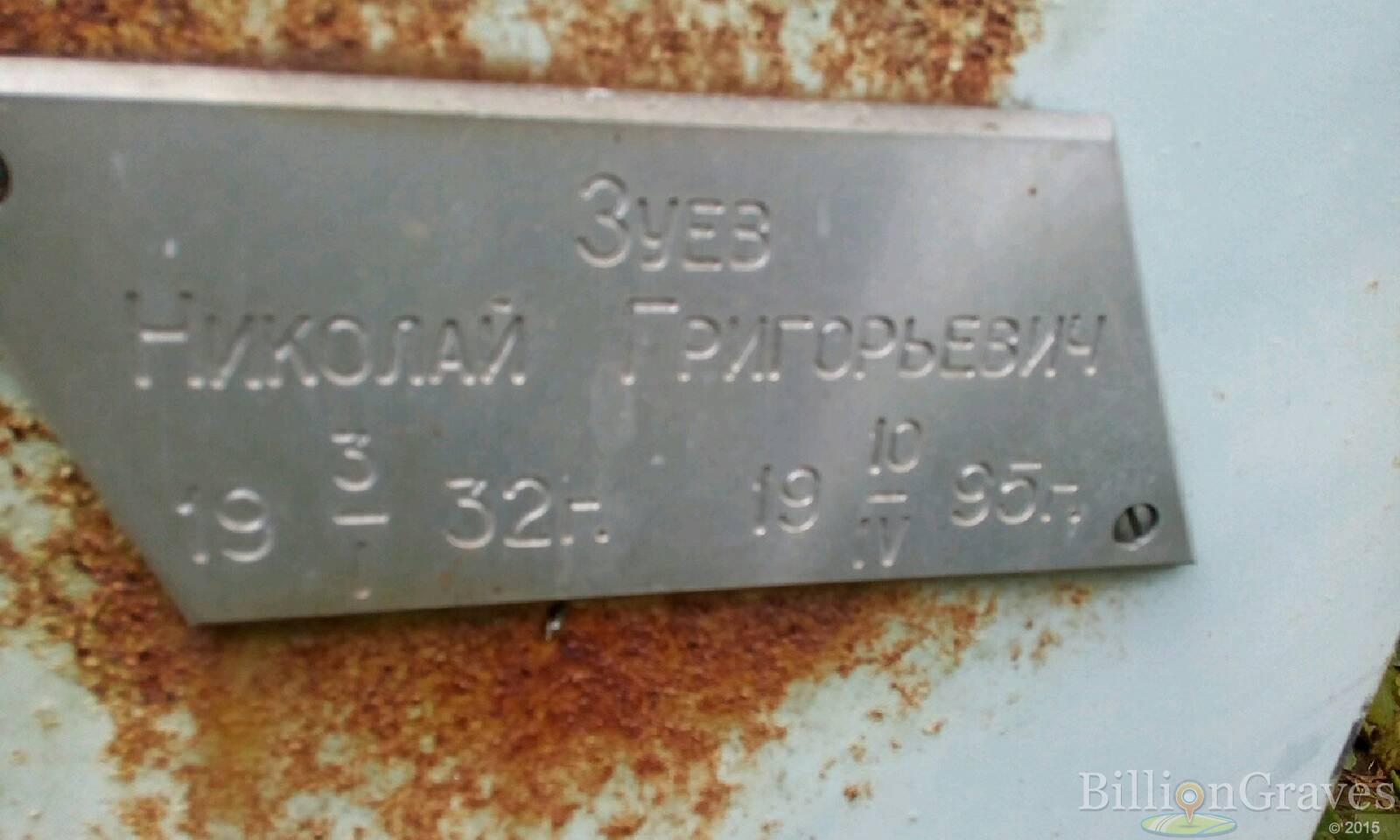 Зуев Николай Григорьевич