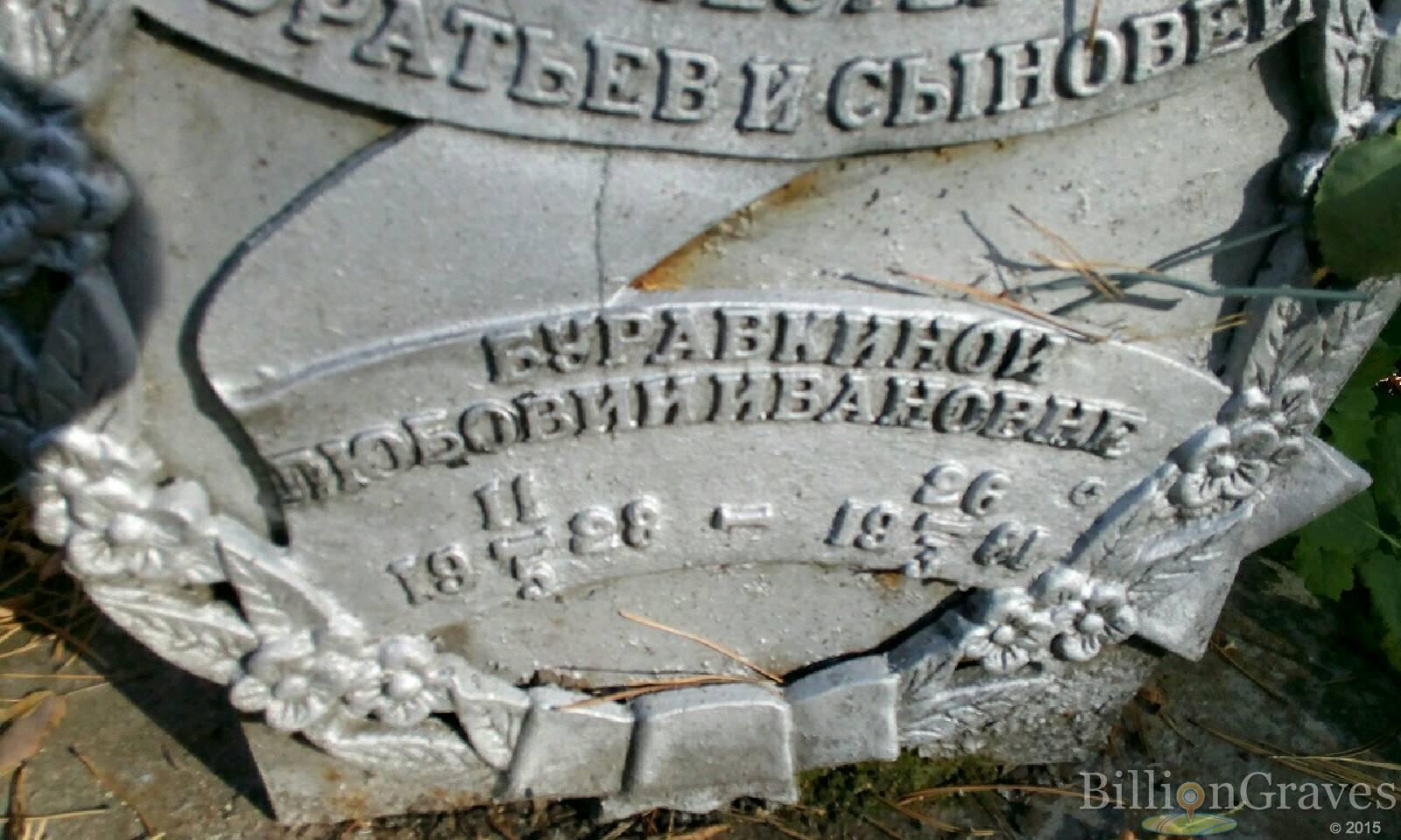 Буравкина Любовь Ивановна